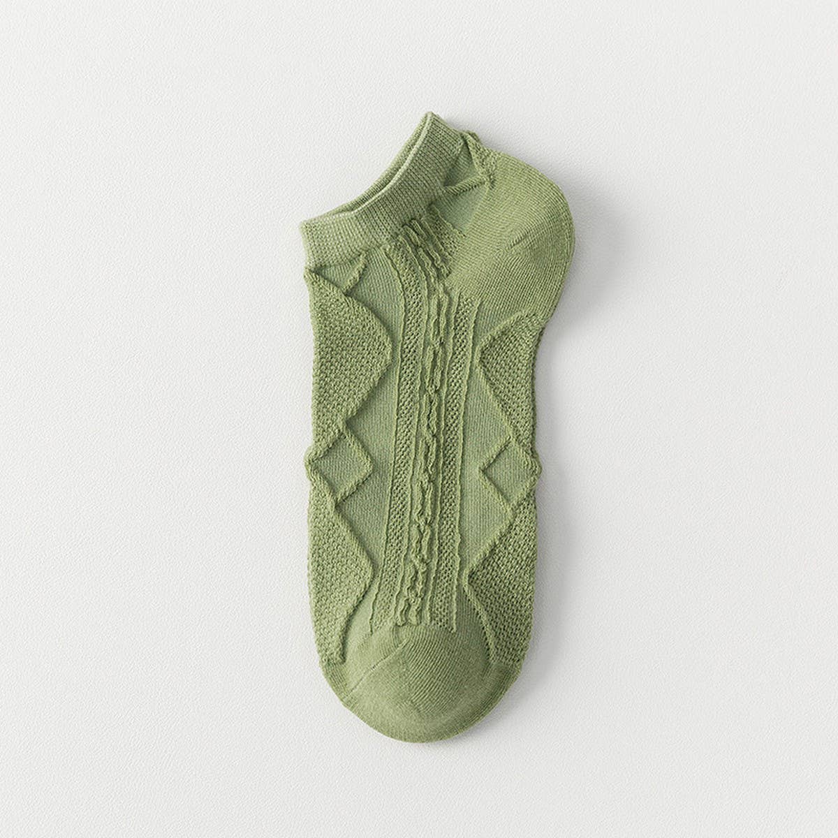 GREEN BOAT SOCKS BREATHABLE SUMMER COTTON SOCKS_CWMS0512