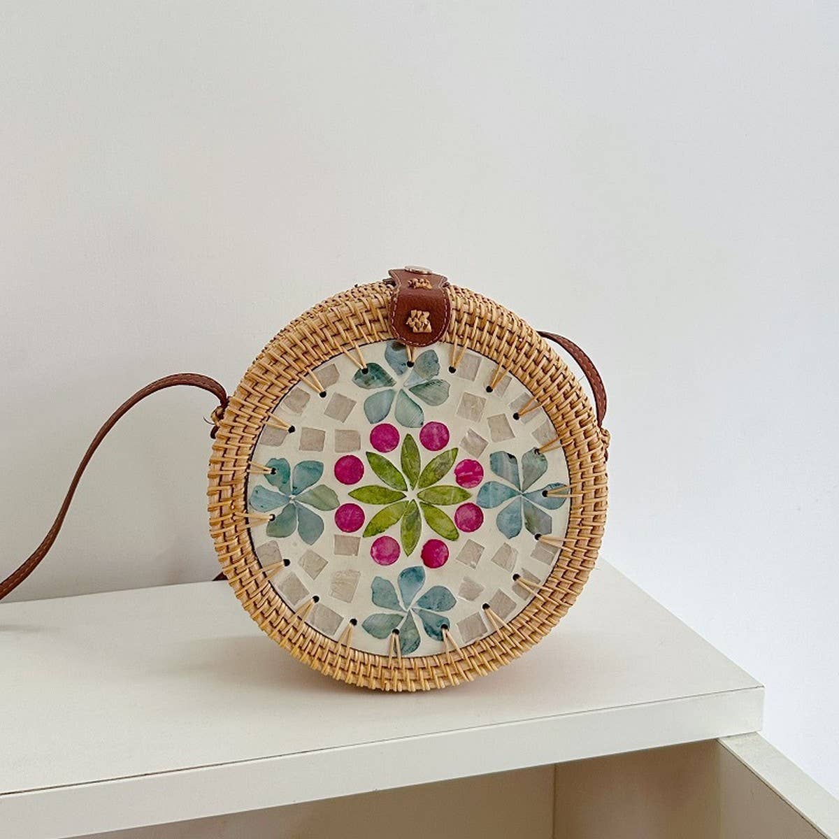 Ven Colorful Shell Shoulder Crossbody Bag_Cwmm4546