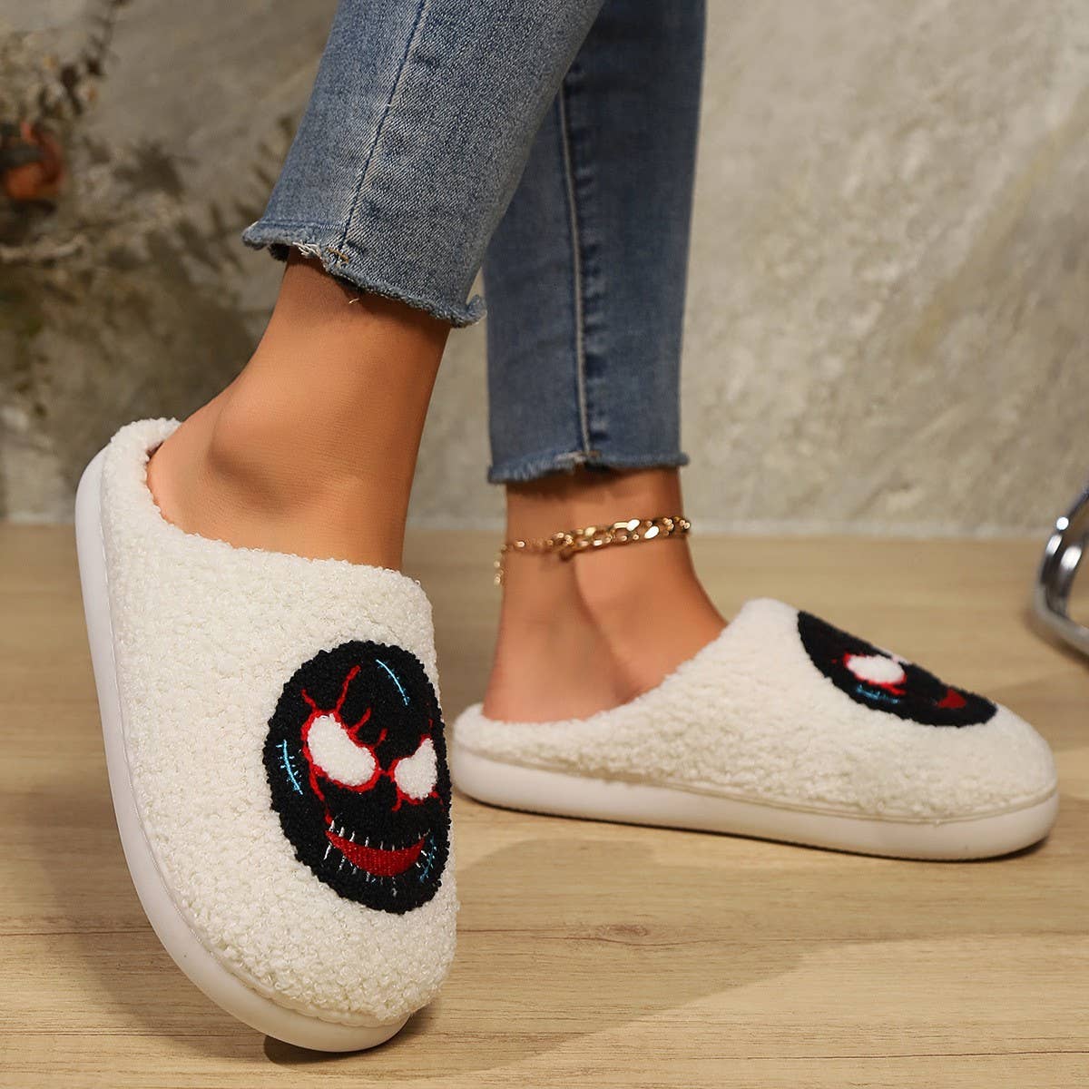 HALLOWEEN COTTON SLIPPER HOME INDOOR WARM SLIPPERS_CWSHS0849