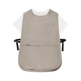 Waterproof Short Linen Aprons With Pockets_Cwmm3302