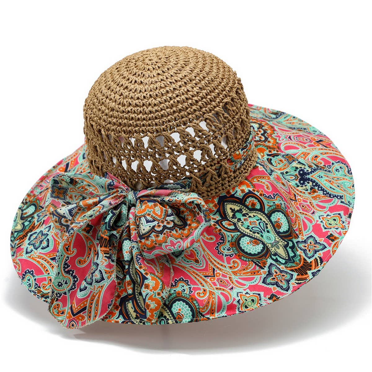 BOHEMIAN STYLE BEACH SUN HAT_CWAH1452