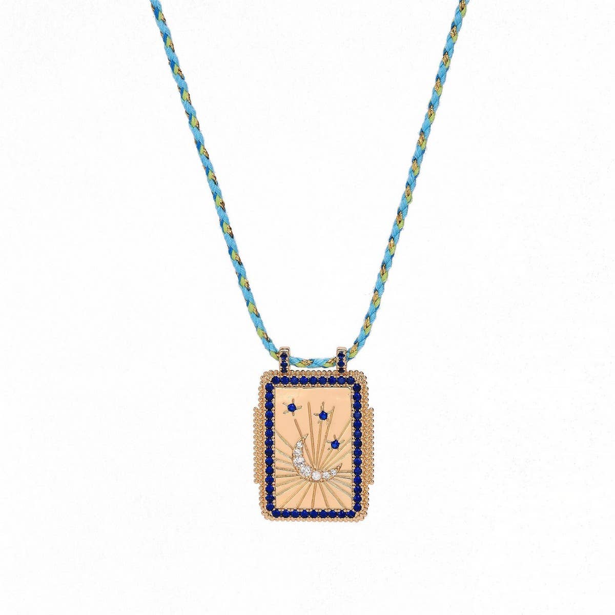 NEW RETRO BOHEMIAN EVIL EYE NECKLACE_CWMM3748