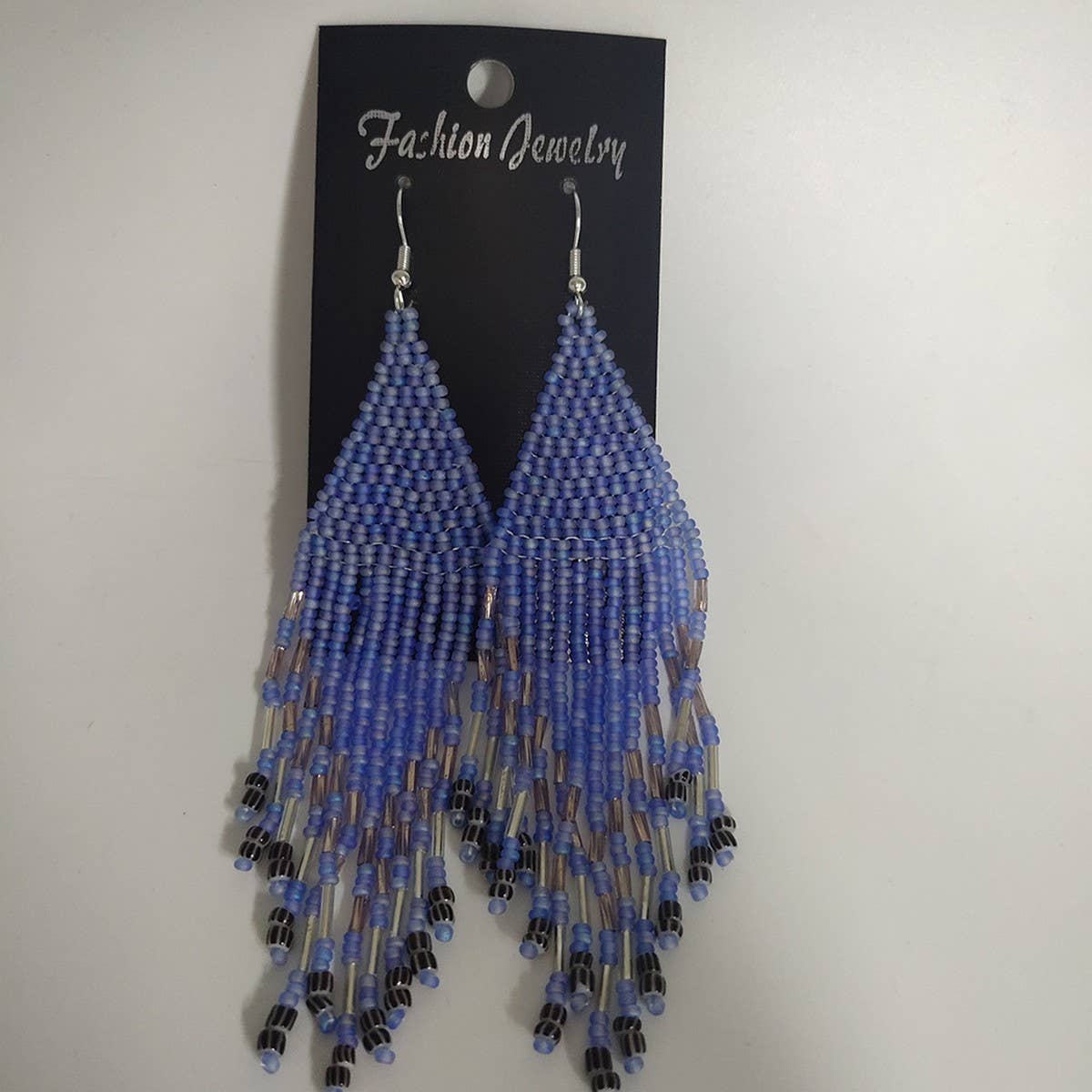 BOHEMIAN TASSELS DANGLE EARRINGS BEADED_CWAJE0754