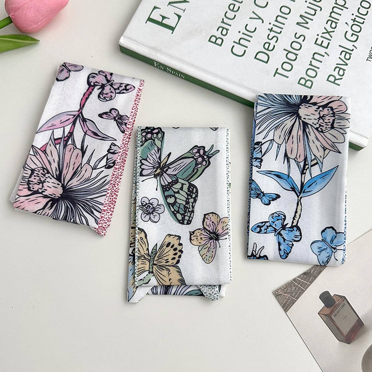 NEW HIGH END FLORAL BUTTERFLY FASHION HEADBAND_CWAHA4140