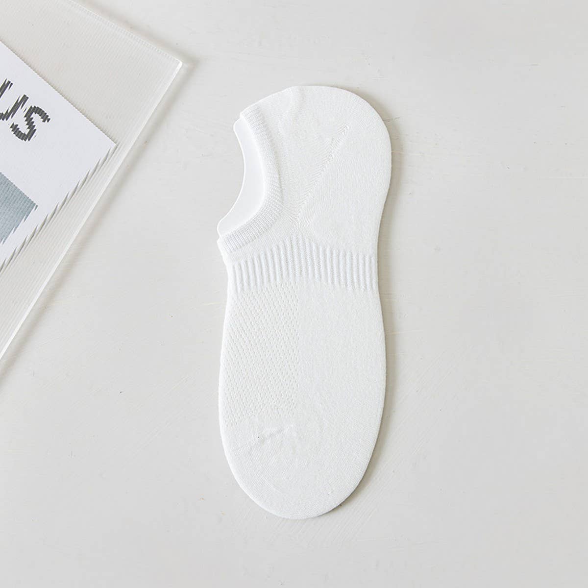 MENS BONELESS MESH SHALLOW INVISIBLE SOCKS_CWMS2011