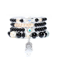 BOHEMIAN FASHION BEADED CREATIVE ELASTIC BRACELET_CWASC0698