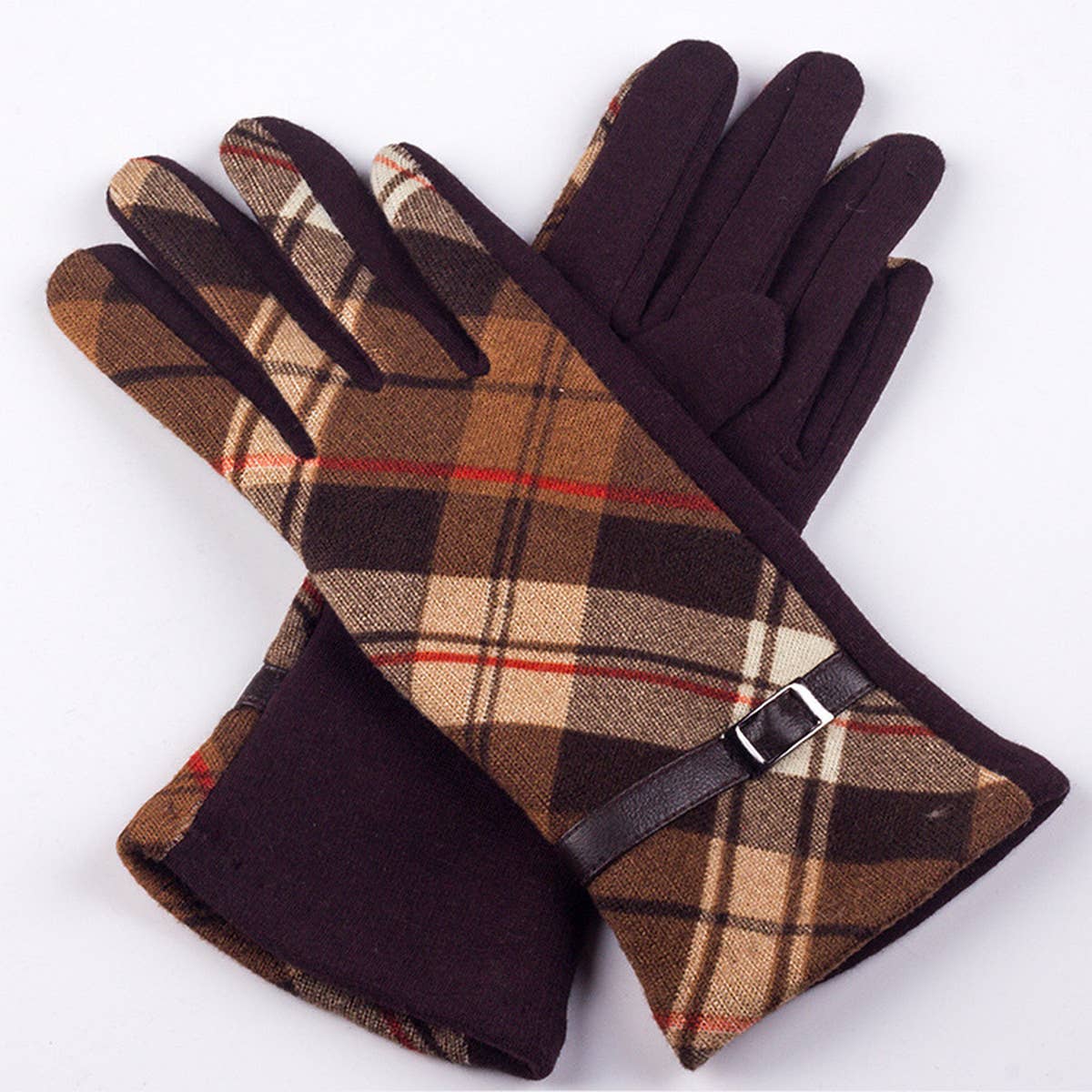 Women Warm Touch Screen Cycling Gloves_Cwag0079