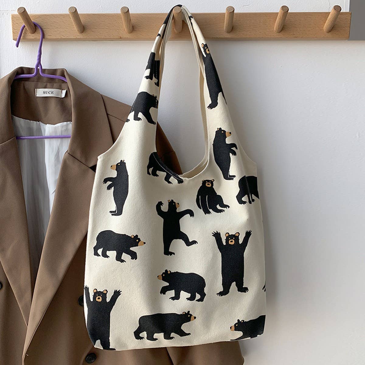 SUMMER LAZY STYLE LARGE CAPACITY CANVAS BAG_CWAB2177