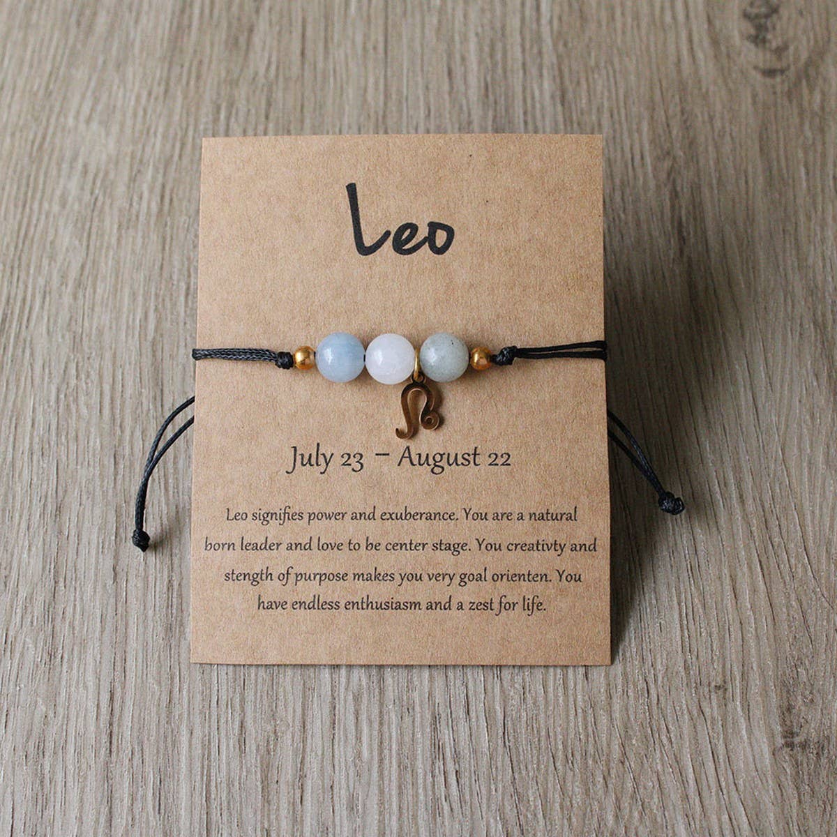 Handmade Zodiac Adjustable Crystal Bracelet_Cwmm11259