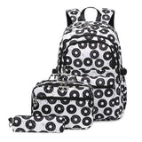 BACKPACKS FOR SCHOOL DONUT 3 PIECE SET GIRLS_CWAB5458