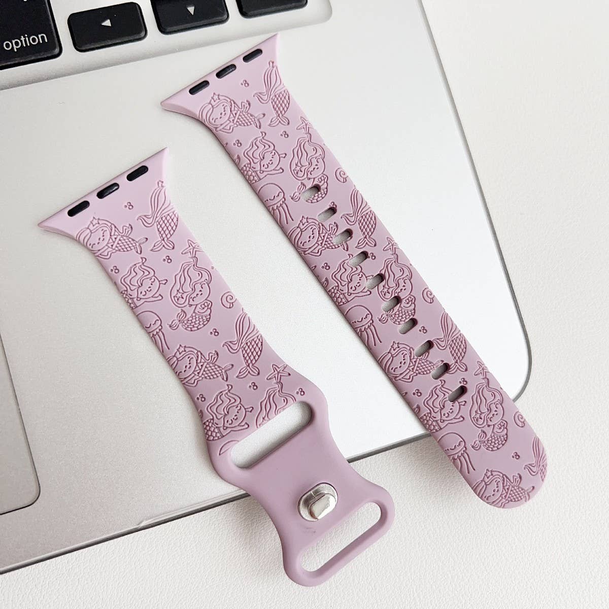 APPLE WATCH ULTRAS9S8 ENGRAVED SILICONE STRAP_CWWW0055