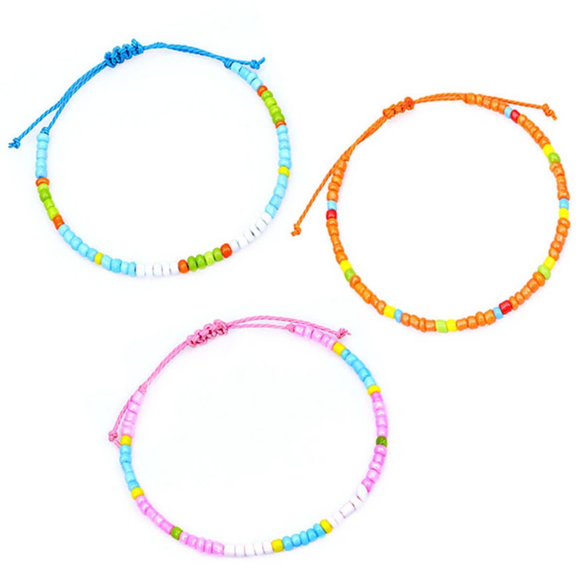 SINGLE ROW RICE BEAD WOVEN BRACELET_CWAJE0726