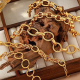 Versatile 18K Gold Titanium Steel Bracelet_Cwmm3719