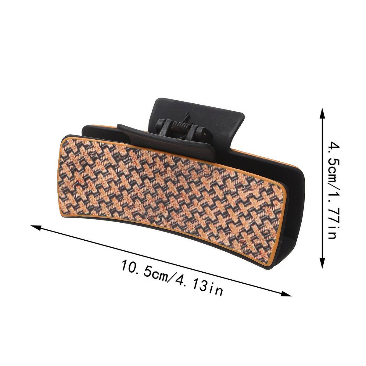 Retro Western Cowboy Faux Leather Hair Claw Clip_Cwaha07437