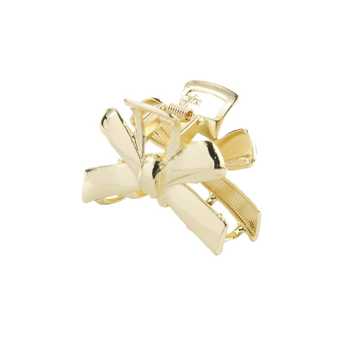 Hollow Metal Star Bow Tie Hair Claw Clip_Cwaha0460