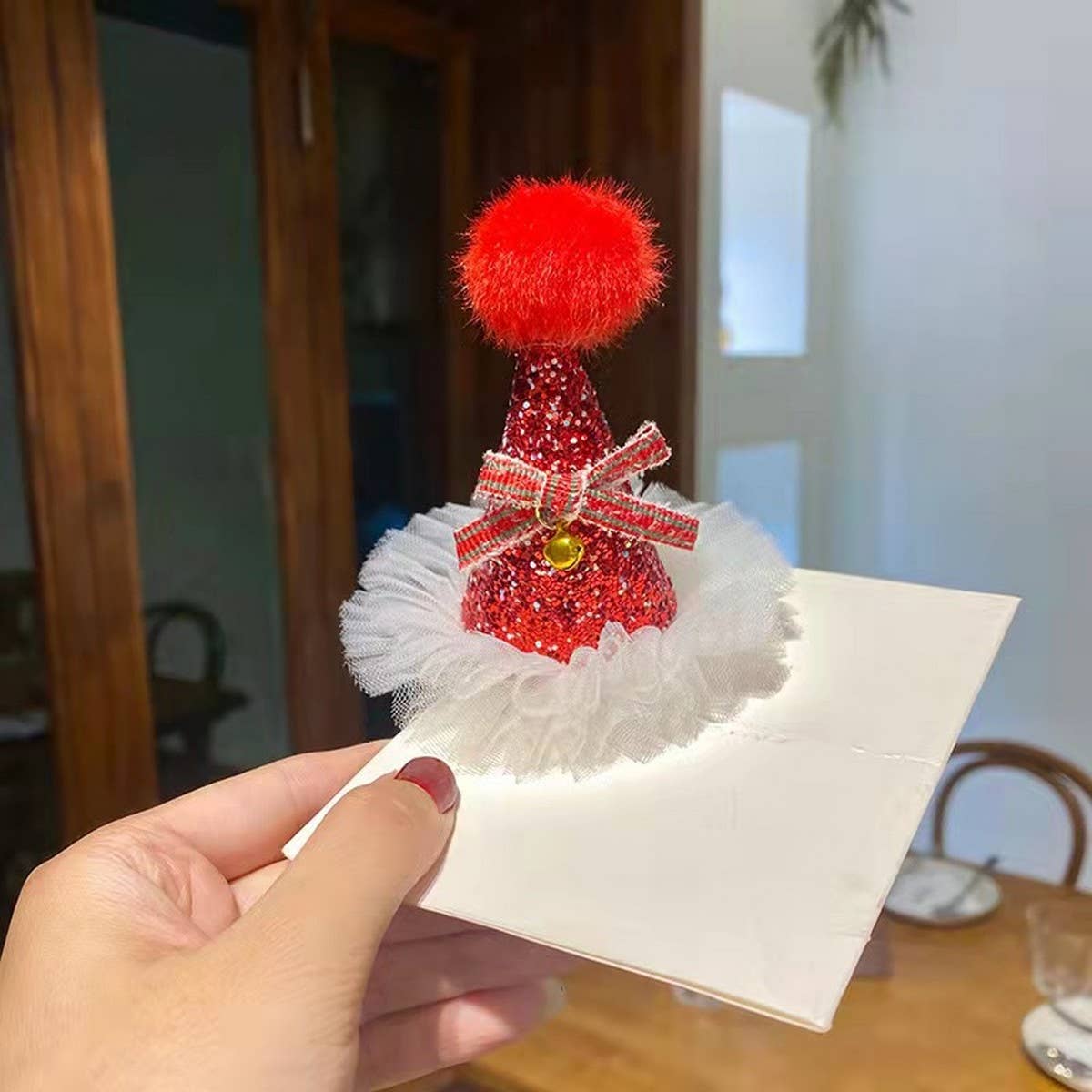 CHILDRENS CHRISTMAS CUTE HAT HAIRPIN HEADDRESS_CWAHA3397