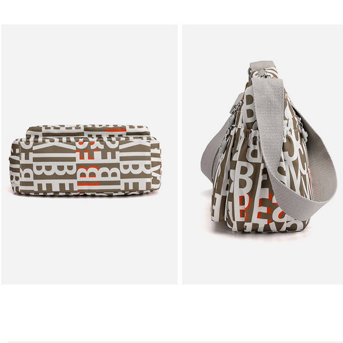 SIMPLE AND ELEGANT NYLON CROSSBODY SHOULDER BAG_CWASC1748