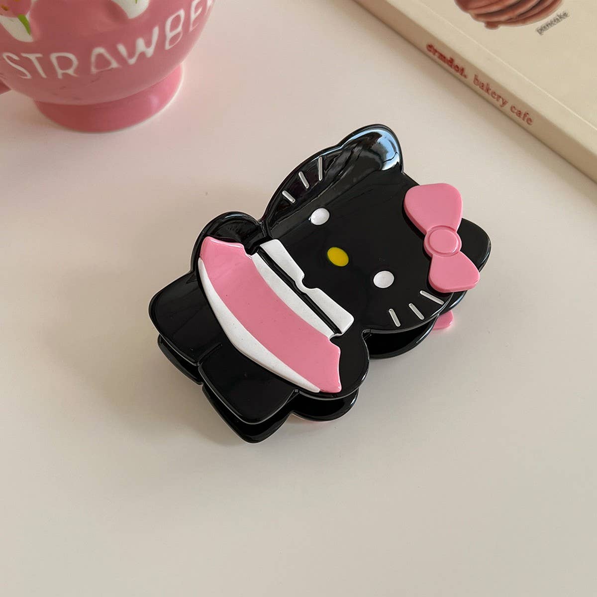 CUTE CARTOON CAT HAIR CLAW ACETATE HAIRPIN_CWAHA5707