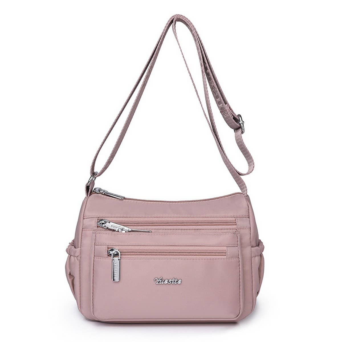Nylon Multi-Compartment Shoulder Crossbody Bag_Cwasc1752