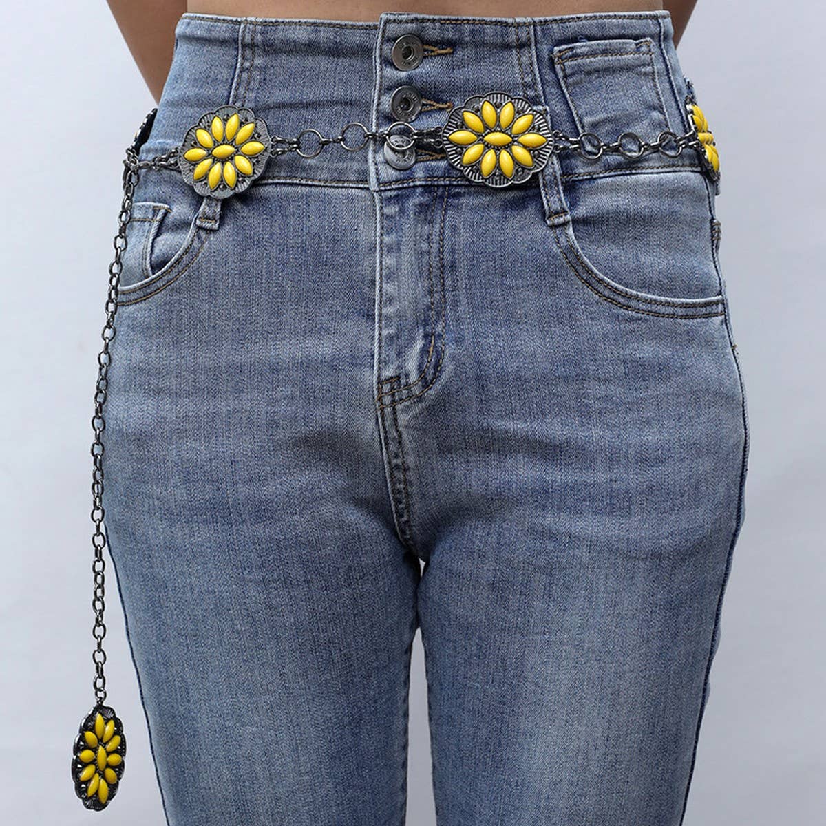 ADJUSTABLE FLOWER WAIST CHAIN_CWABE0625