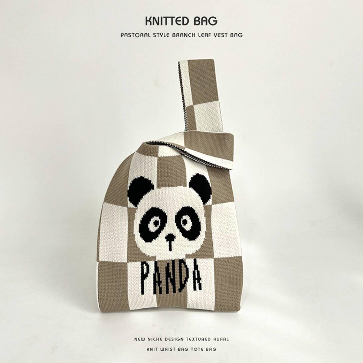 Cartoon Animal Series Knitted Handbag_Cwab2372