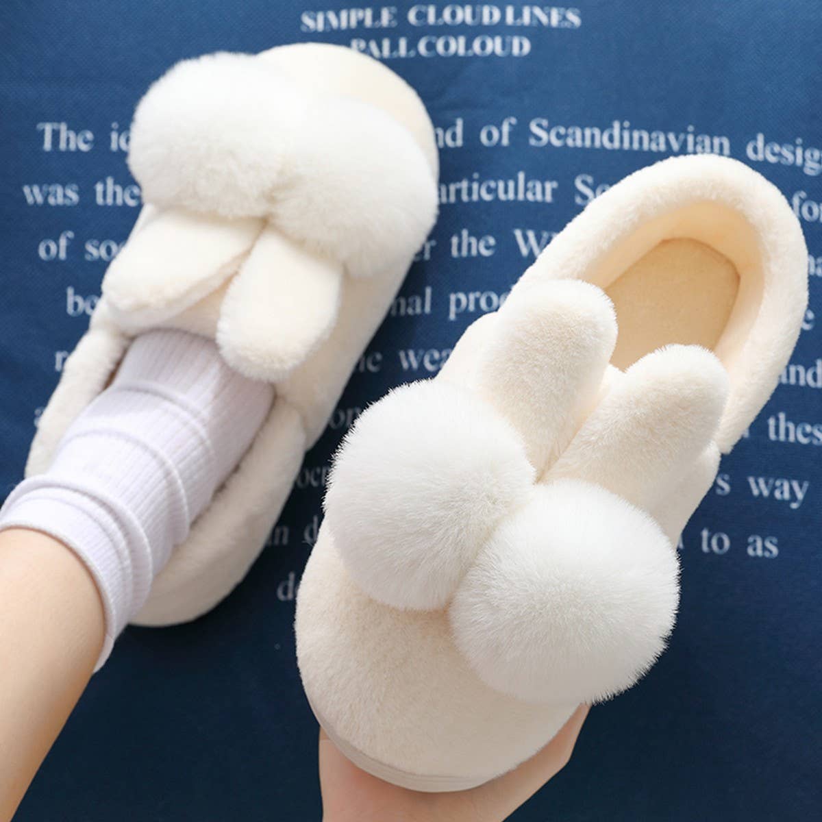CUTE CARTOON ANIMAL WARM FLEECE HOUSE SLIPPERS_CWSHS0315