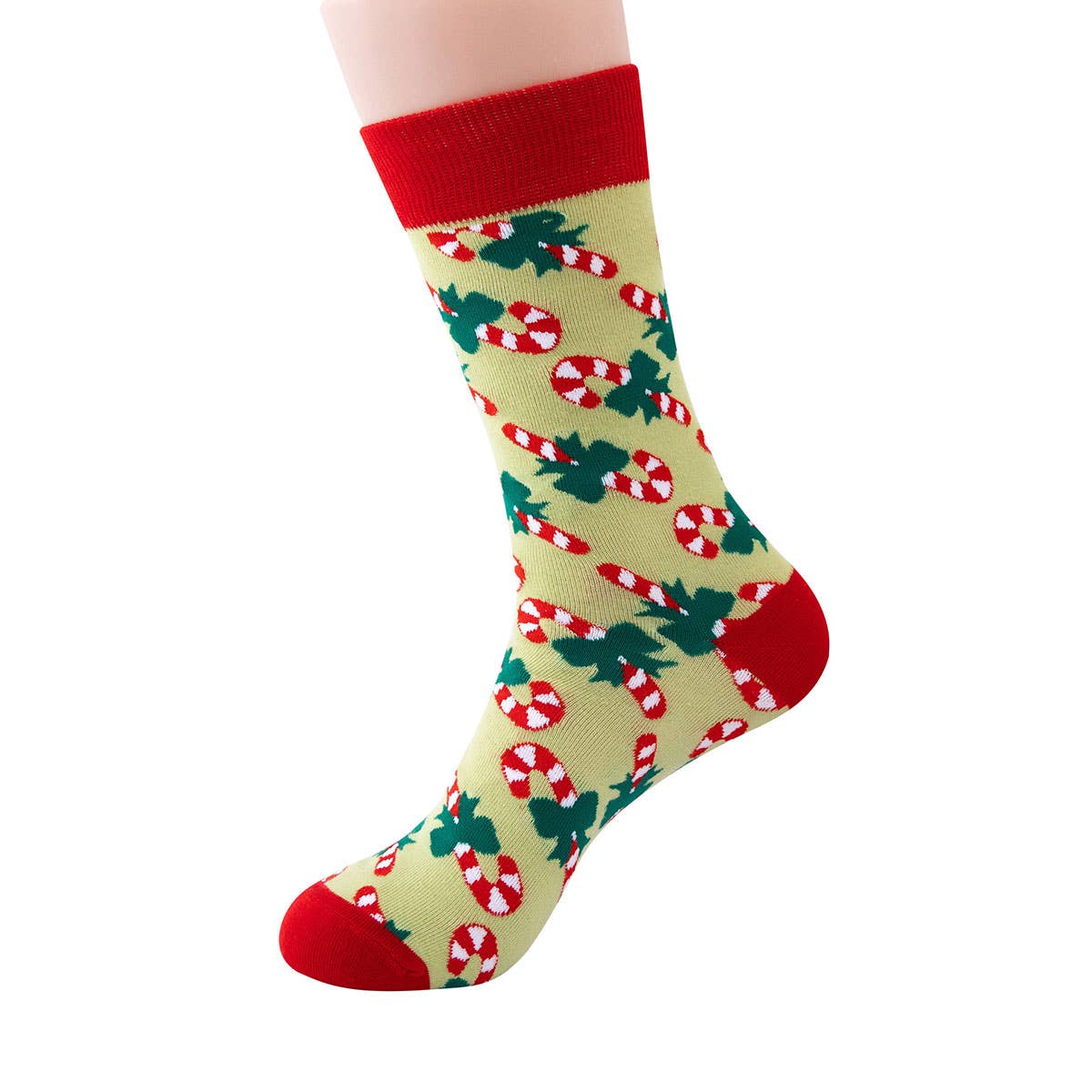 CHRISTMAS PATTERN CREW SOCKS_CWMS0202