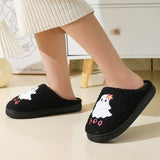 HALLOWEEN CUTE GHOST STYLE WARM COTTON SLIPPERS_CWMM3067