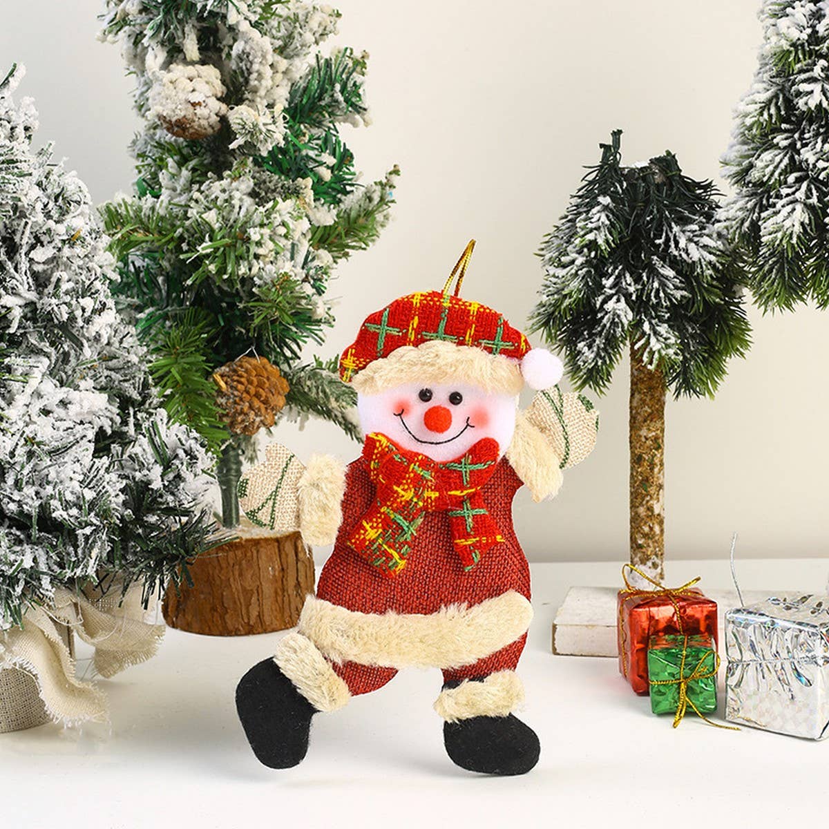 CHRISTMAS CLOTH FIGURINE CHRISTMAS TREE PENDANT_CWMM2929
