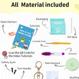 HANDMADE DIY DOLL CROCHET MATERIAL PACKAGE_CWMM0825