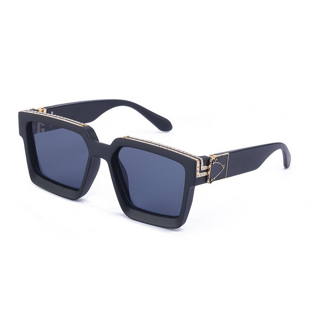 LARGE SQUARE FRAME SUNGLASSES WITH DIAMONDS_CWASG0662