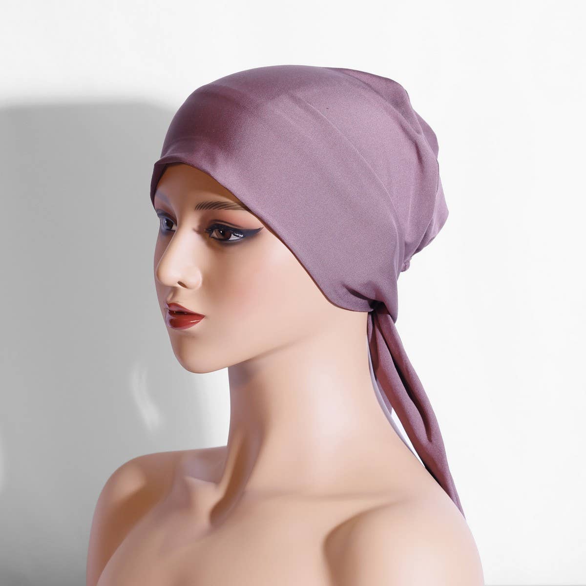 ARC SHAPED TWO TAIL CLASSIC ETHNIC HEADSCARF_CWASC2446