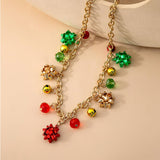 CHRISTMAS COLORFUL BELL CREATIVE NICHE NECKLACE_CWAJE1861