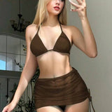 SUMMER SLIM SEXY BIKINI THREE PIECE SWIMSUIT_CWMW0723