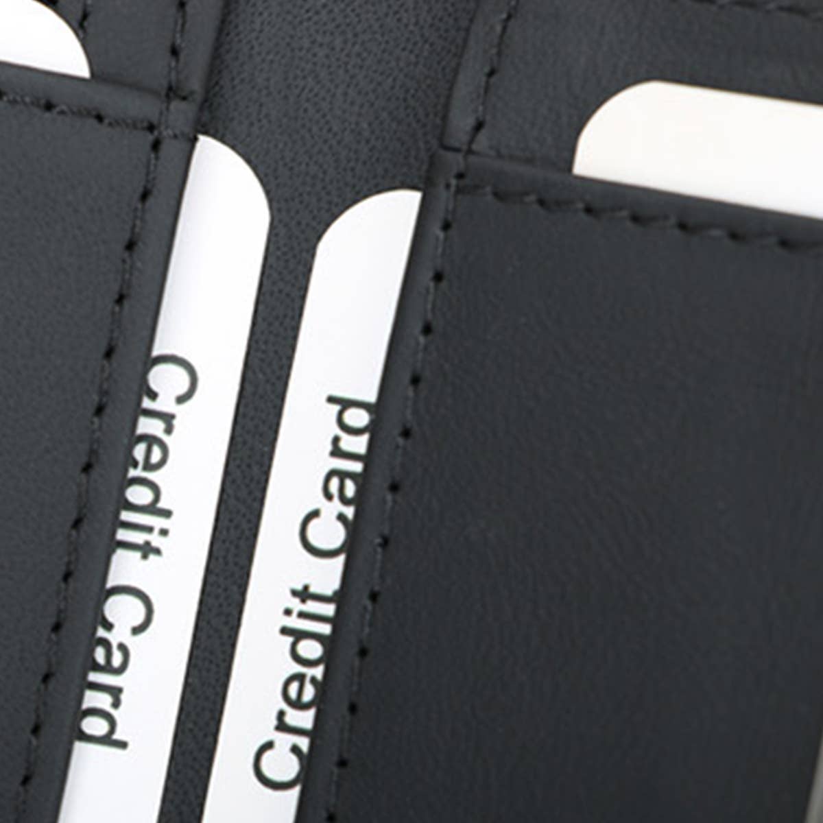 MEN RETRO ZIPPER CREDIT CARD BAG WALLET_CWAB1340