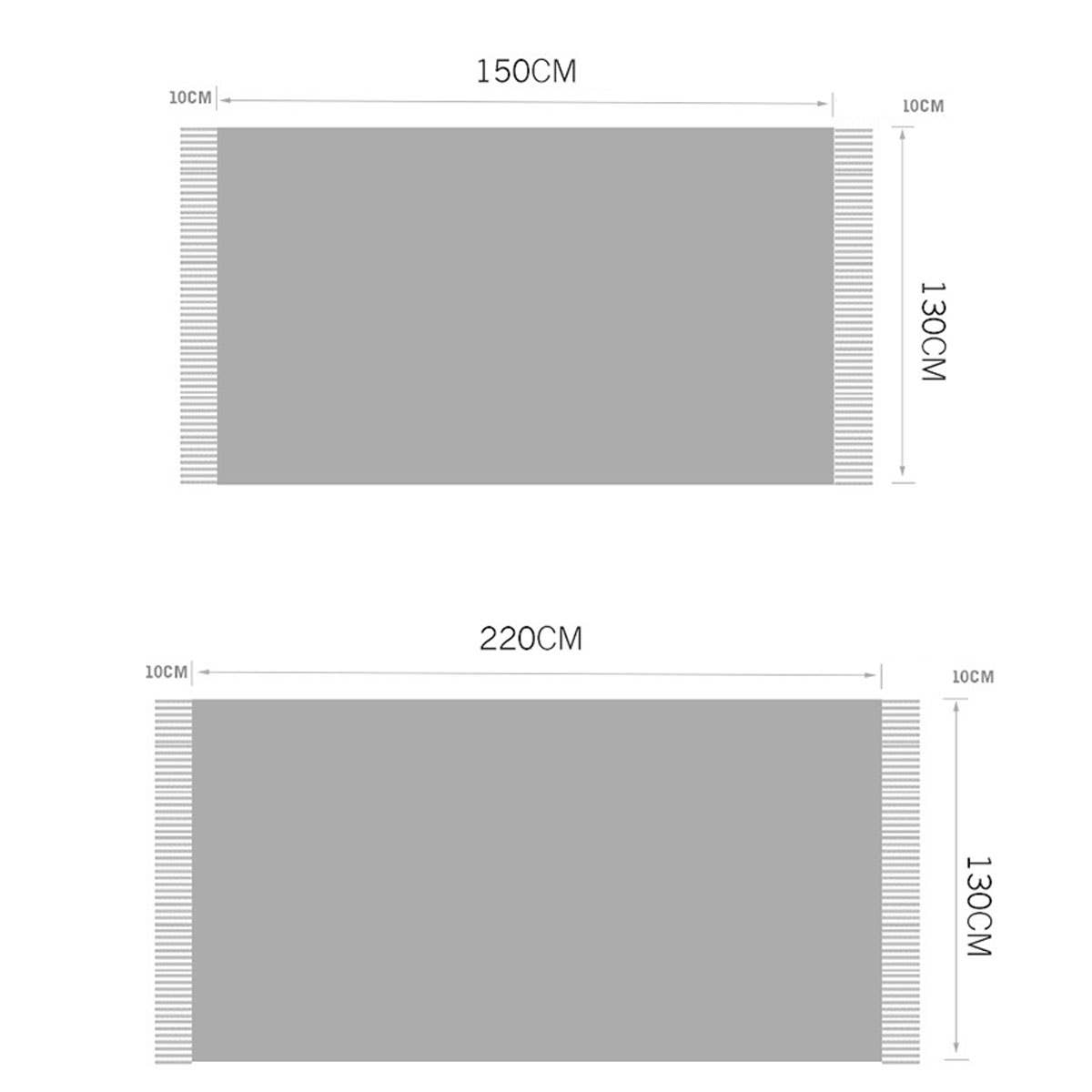 LIGHTWEIGHT COZY BRAIDED STRIPED THROW_CWMM0205