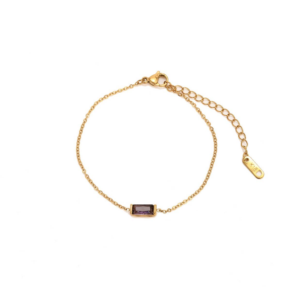 ARTISTIC 12 BIRTHSTONE BIRTHSTONE BRACELET_CWMM5545