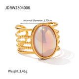 GOLD PLATED RING WITH COLORED NATURAL STONES_CWAJE1236