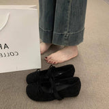 SILVER WEDGE MARY JANE SHOES WITH BOW_CWSHF0093