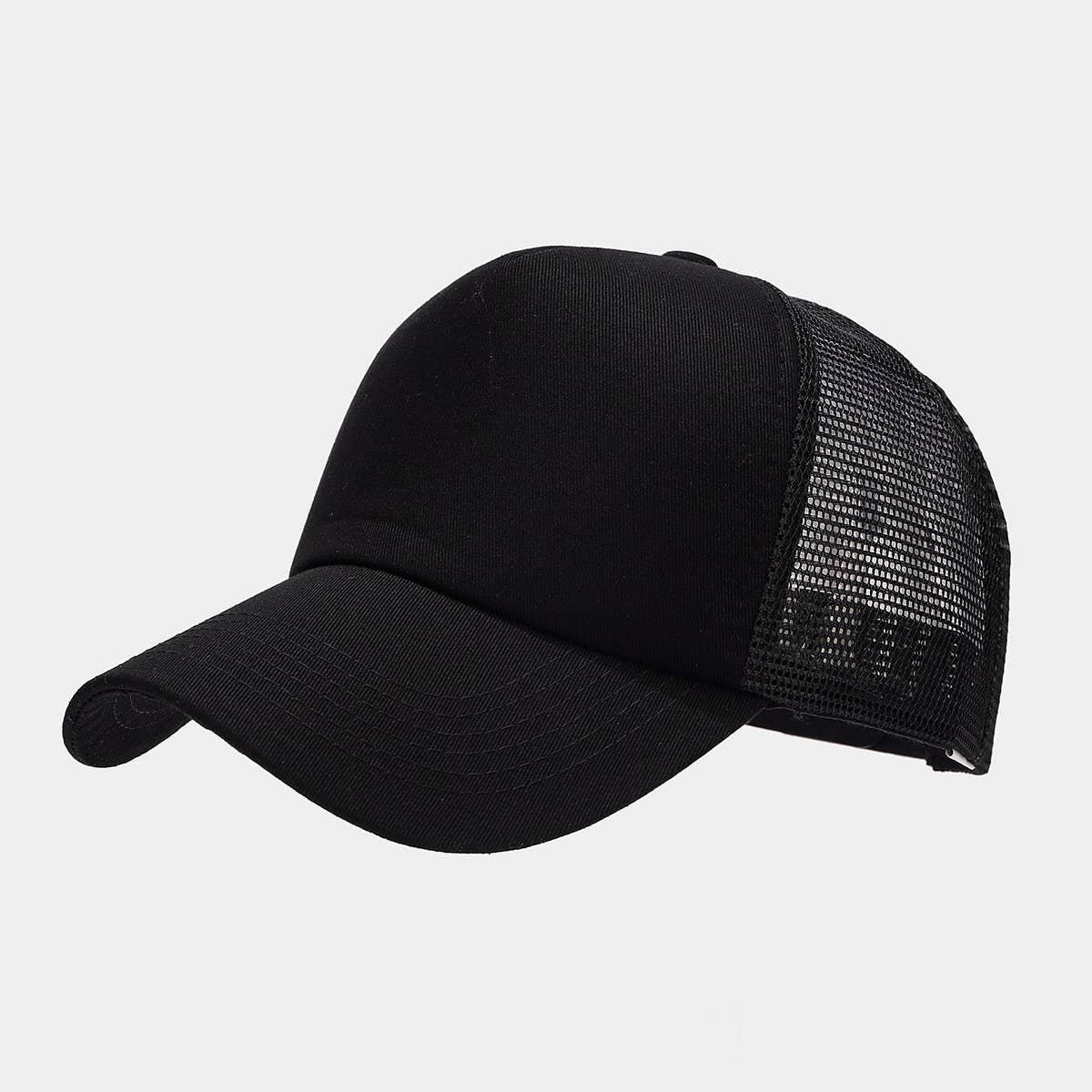 SPLICED LIGHT PANEL BREATHABLE BASEBALL CAP_CWAH1572
