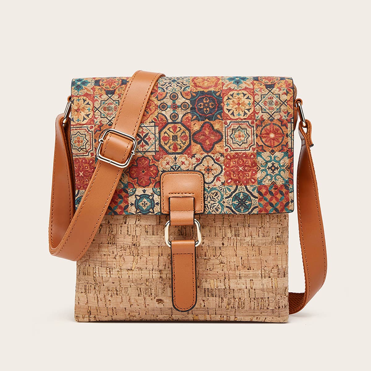 SIMPLE NEW STYLE PRINTED SHOULDER BAG_CWAB2650