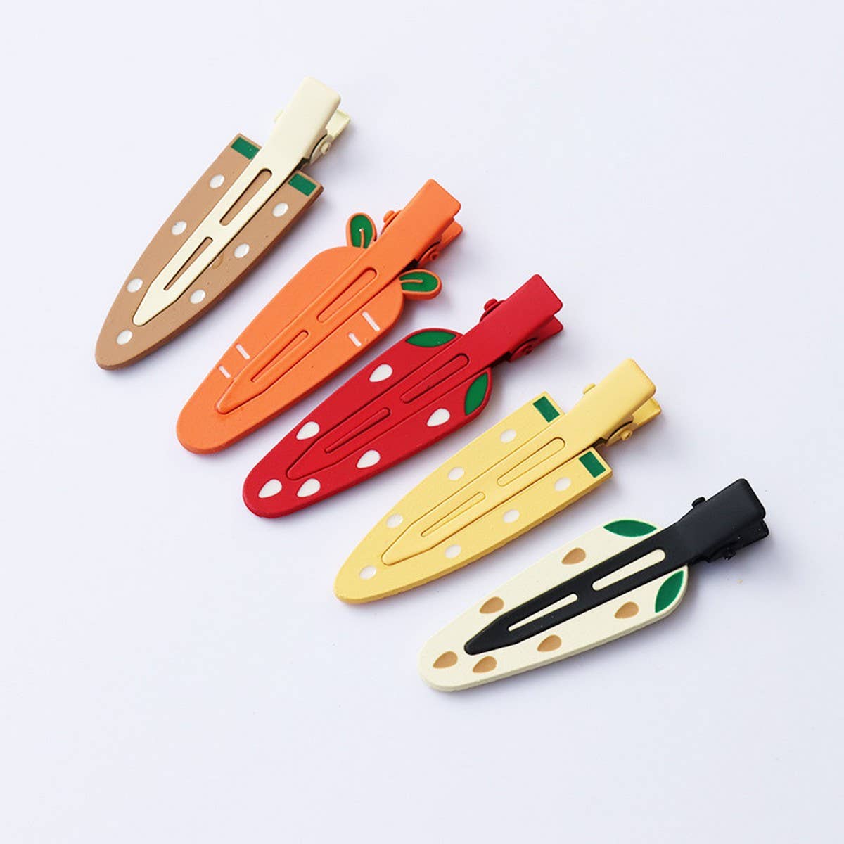 METAL CARROT HAIR CLIP NO CREASE SIDE BANG PIN_CWAHA2625