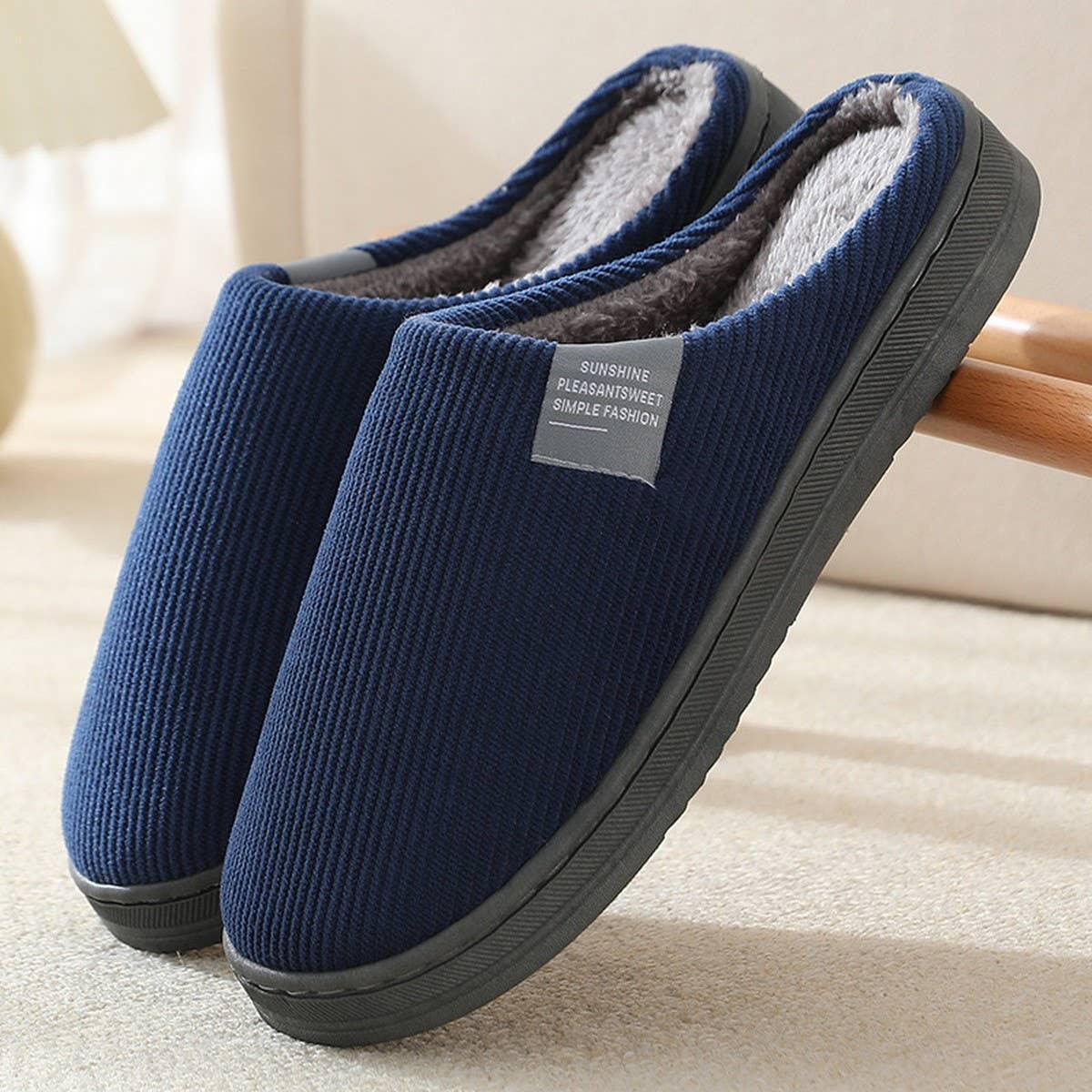 MINIMALIST WARMIES SLIPPERS BEDROOM SLIPPERS_CWSHS0265