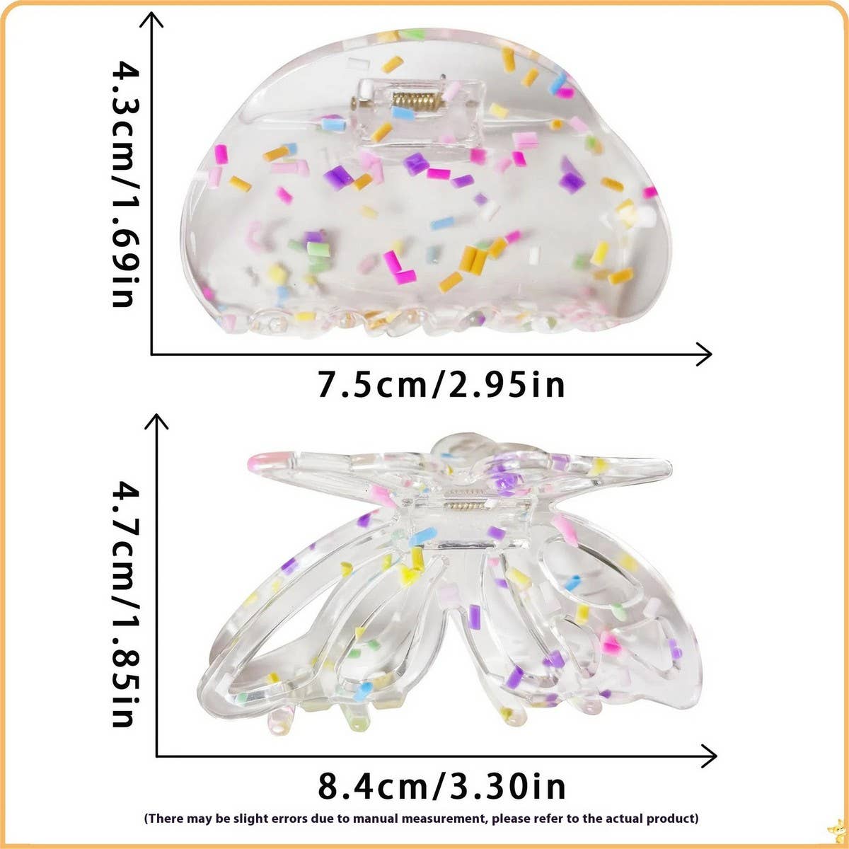 Fresh And Sweet Transparent Candy Hairpin_Cwaha07237