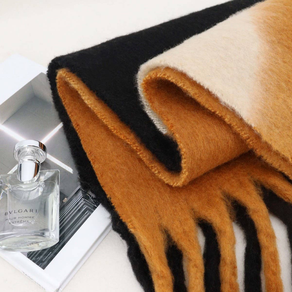 THICK GRADIENT MOHAIR SCARF STYLISH WINTER WRAP_CWASC1112