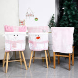 CHRISTMAS CHAIR COVER PINK STOOL COVER DECORATION_CWMM2765