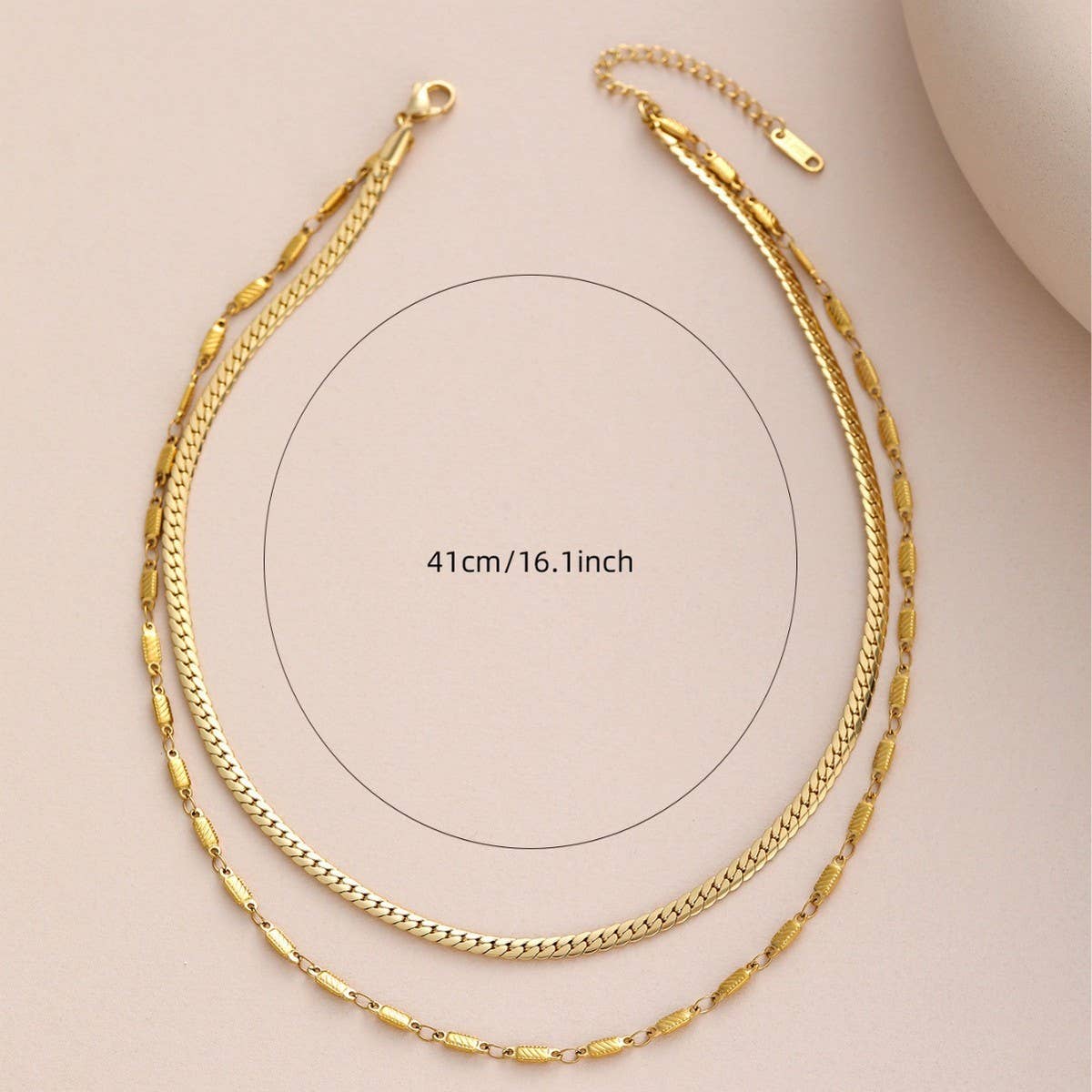 FASHIONABLE AND VERSATILE 18K GOLD PLATED NECKLACE_CWMM3687