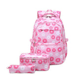 BACKPACKS FOR SCHOOL DONUT 3 PIECE NYLON SET_CWAB5467
