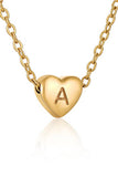 Heart Alphabet Initials Pendant Necklace_Cwaje220
