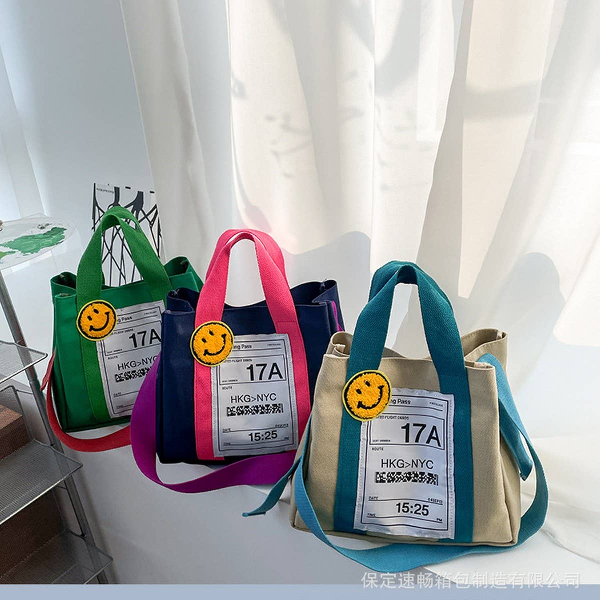 LARGE CAPACITY CUTE CANVAS SHOULDER BAG TOTE BAG_CWAB1674